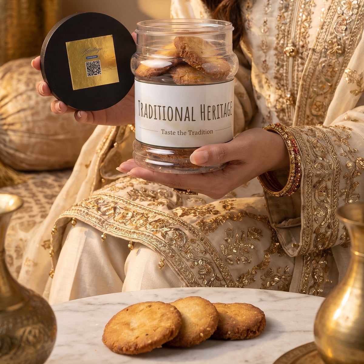 Traditional Heritage Handcrafted Artisan Cookies – (12-14 Cookies) Small